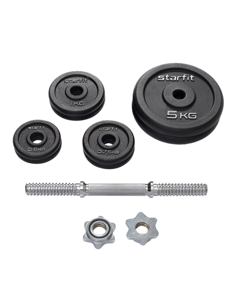 Гантель разборная чугунная Starfit DB-715 ЦБ-00002414