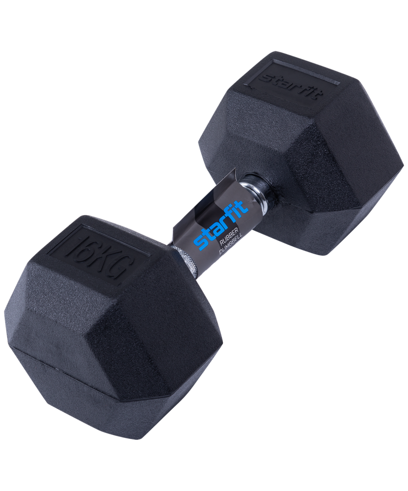 Гантель гексагональная обрезиненная Starfit DB-301 УТ-00016635