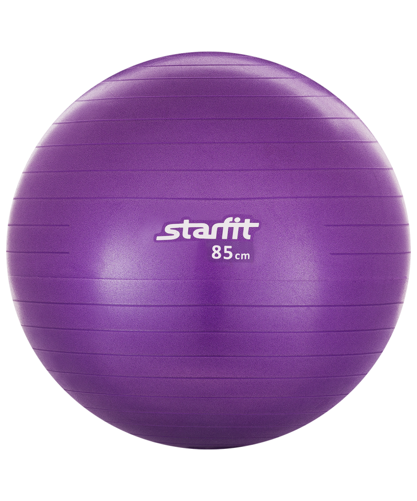 Мяч гимнастический Starfit GB-101 85см, антивзрыв, фиолетовый