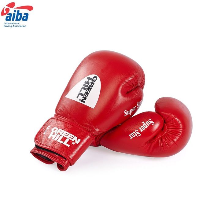 Перчатки боксерские Green Hill SUPER STAR BGS-1213a-RD