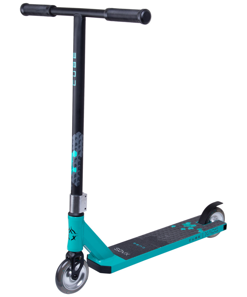 Трюковый самокат XAOS Cube Green 110 мм УТ-00018551