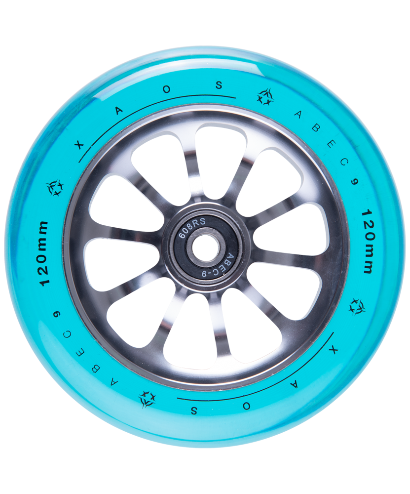 Колесо для трюкового самоката XAOS Spoke Blue 120 мм