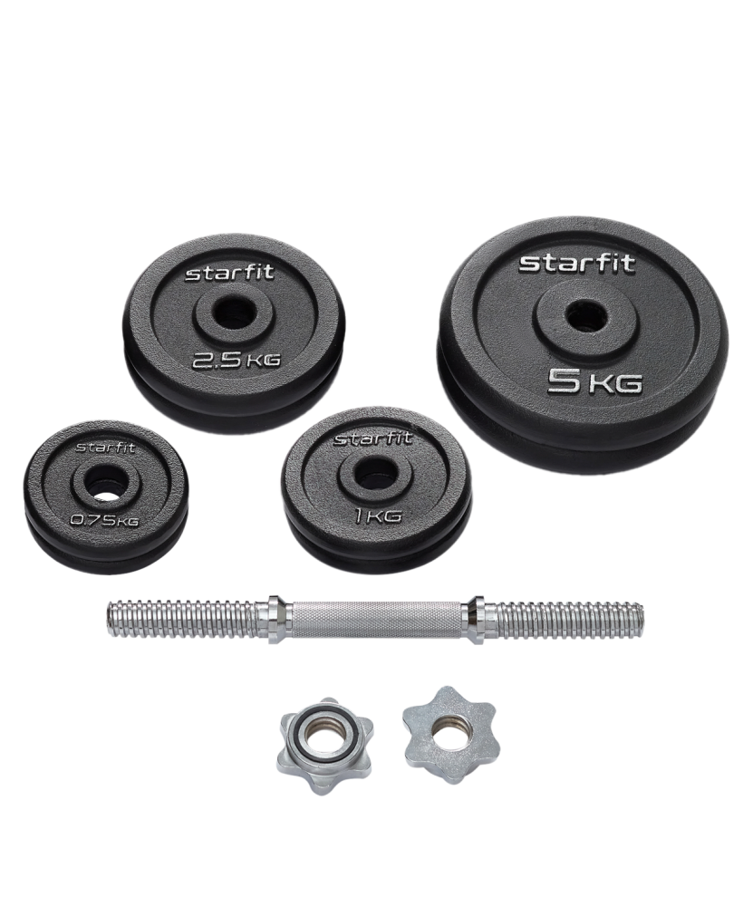 Гантель разборная чугунная Starfit DB-715 ЦБ-00002416