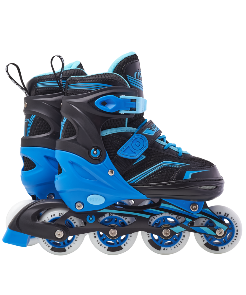 Ролики раздвижные Ridex Remis Blue УТ-00021221 алюминиевая рама