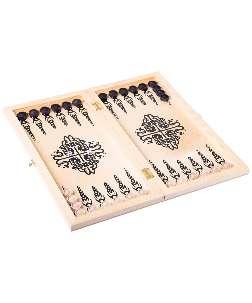 Нарды "Тигры" MADE IN RUSSIA 095-12 средние, 480х240х40 мм