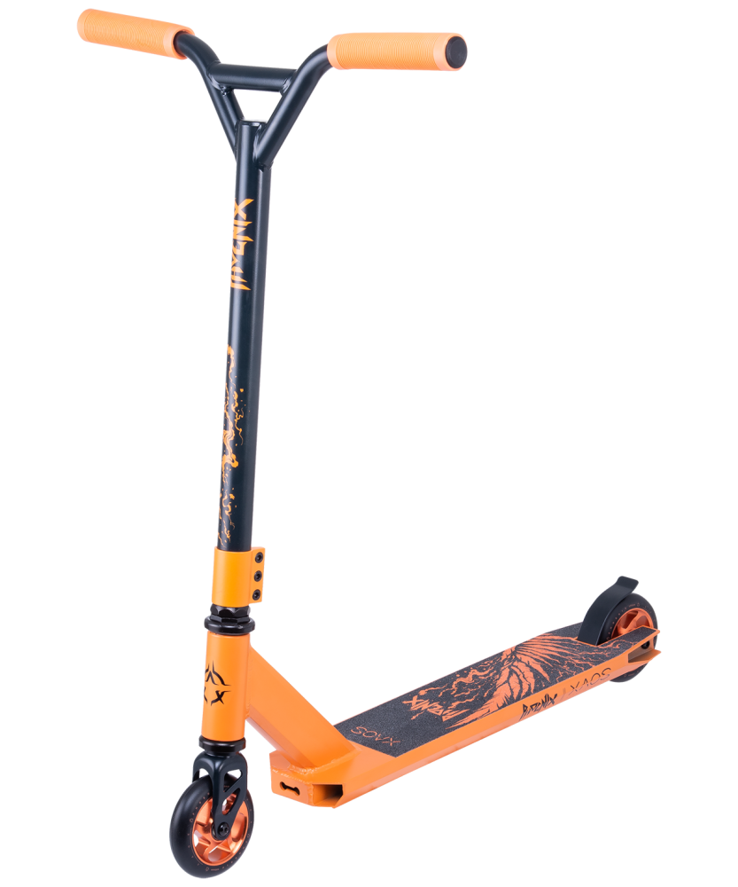 Трюковый самокат XAOS Phoenix Orange 100 мм
