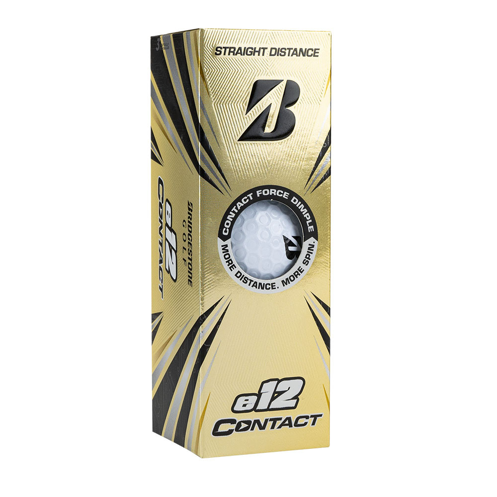 Мяч для гольфа Bridgestone e12 Contact White BGB1CWX