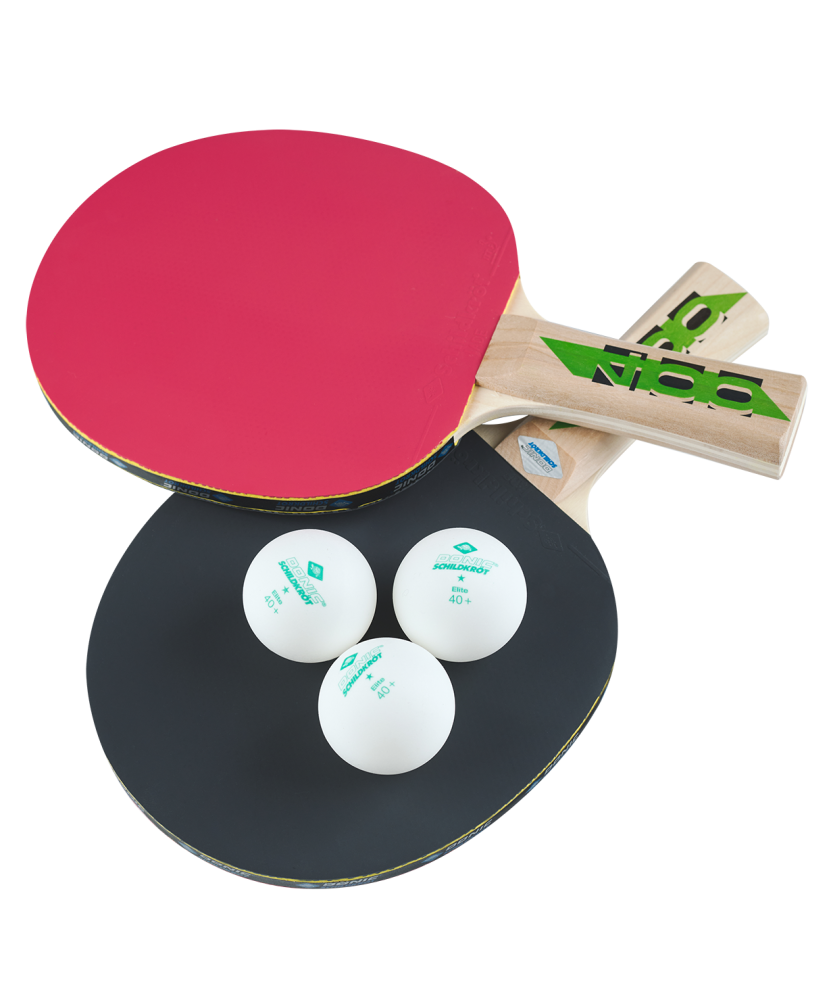Набор для настольного тенниса Donic Fetzner 400 FSC Set, 2 ракетки, 3 мяча