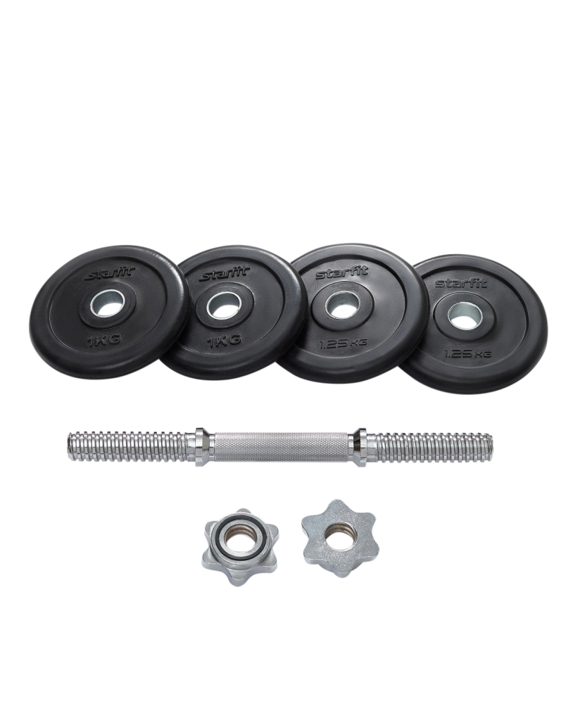 Гантель разборная обрезиненная Starfit DB-716 ЦБ-00002386 6кг