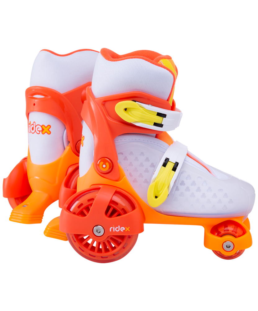 Ролики раздвижные Ridex Fortuna Red, пластиковая рама