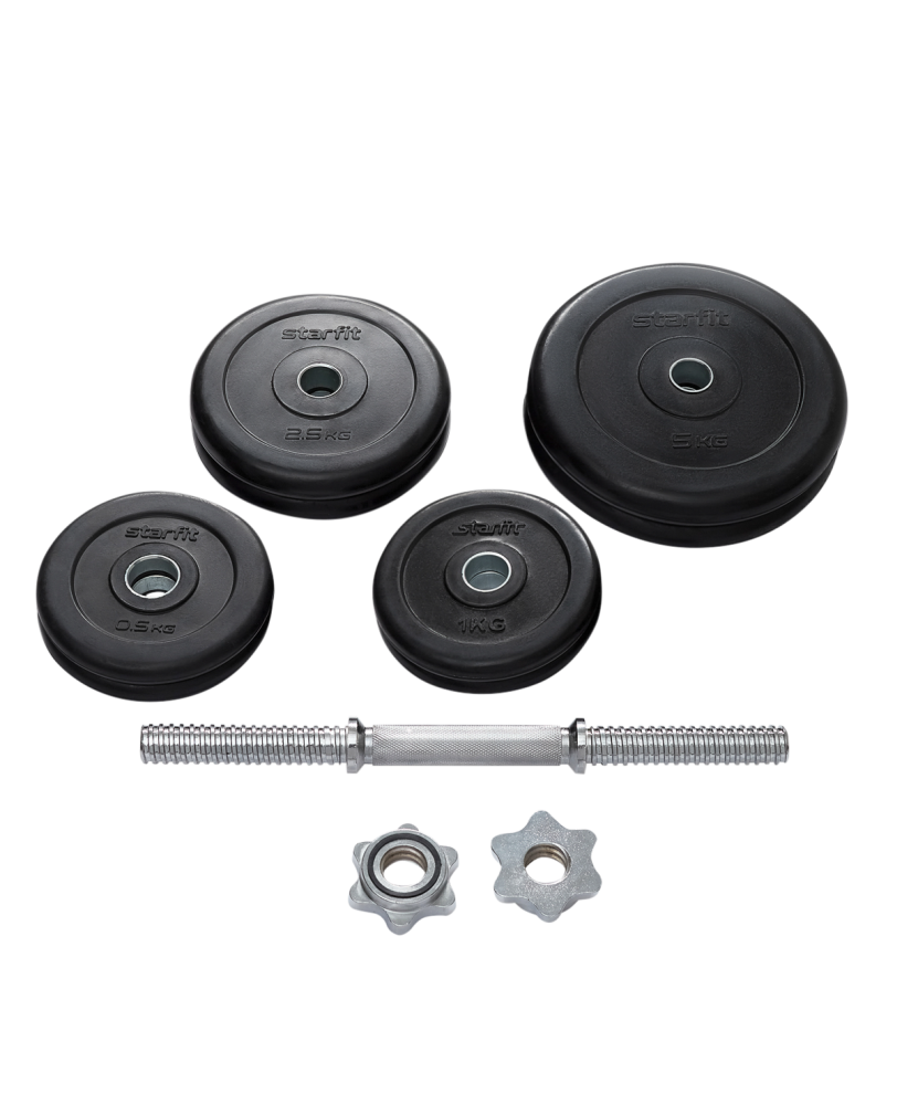 Гантель разборная обрезиненная Starfit DB-716 ЦБ-00002392