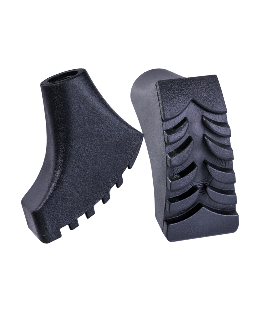 Комплект наконечников для скандинавских палок Berger 2 шт., чёрный