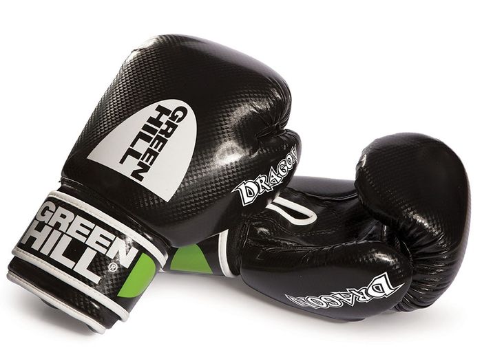 Green Hill DRAGON (BK) Перчатки боксерские