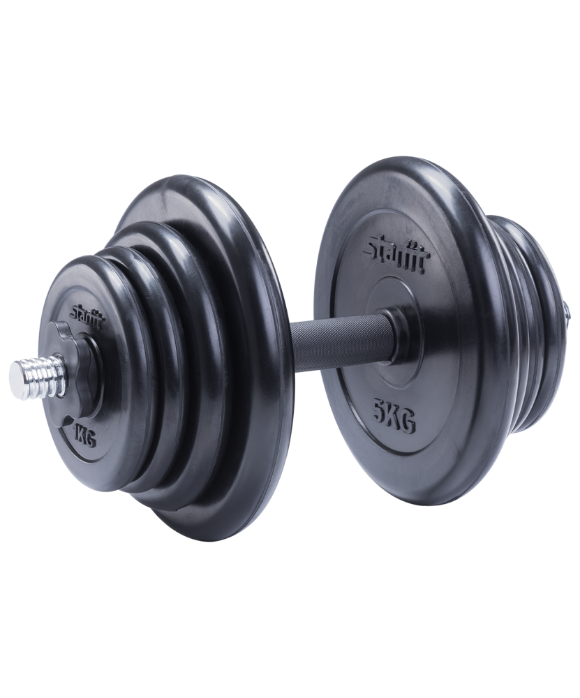 Гантель разборная обрезиненная в коробке Starfit DB-712 20 кг 