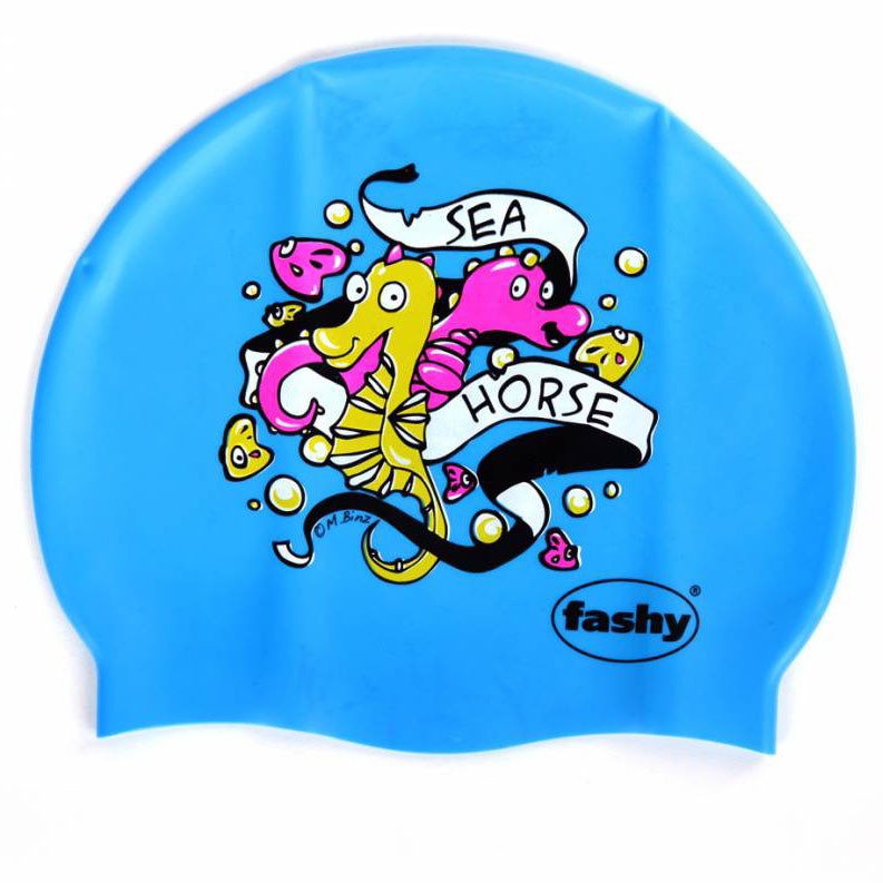 Шапочка для плавания Fashy SILICONE PRINTED CAP KIDS (3047-00-75)