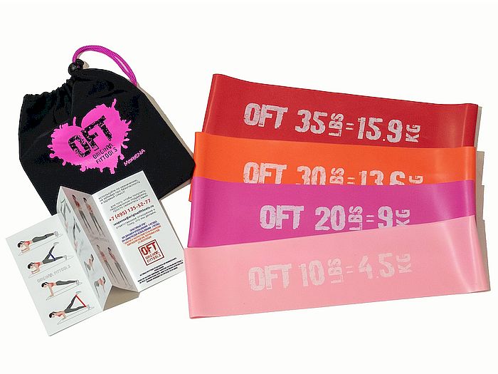 Набор латексных мини-эспандеров Original FitTools FT-75-MORENA