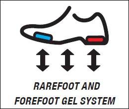 Rearfoot and Forefoot GEL® (Система ASICS GEL® Амортизация)