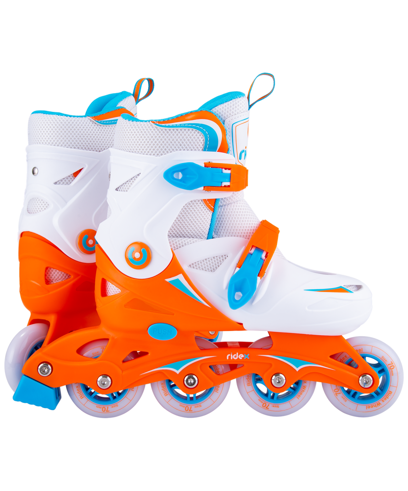 Ролики раздвижные Ridex Cricket Orange УТ-00018616 пластиковая рама