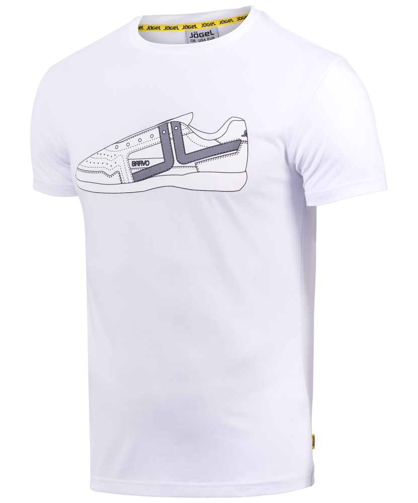Футболка Jogel JCT-5202-011, хлопок, белый/белый