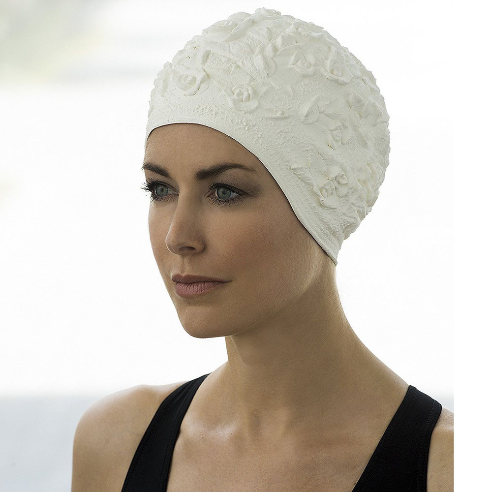 Шапочка для плавания Fashy LATEX ORNAMENT CAP W (3102-00-10)