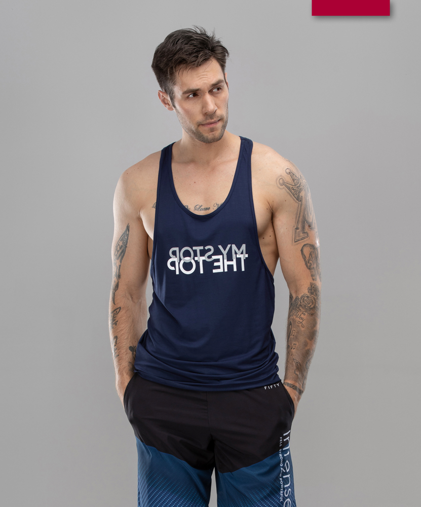 Мужская майка FIFTY Defiant FA-MA-0102-DBL, темно-синий