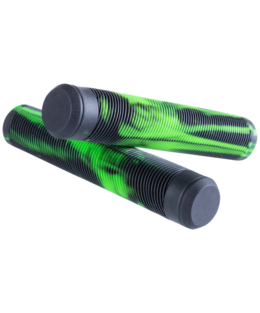 Грипсы для трюкового самоката XAOS Duochrome, зеленый/черный