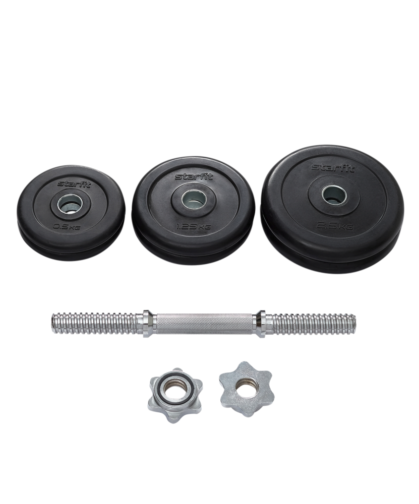 Гантель разборная обрезиненная Starfit DB-716 ЦБ-00002388
