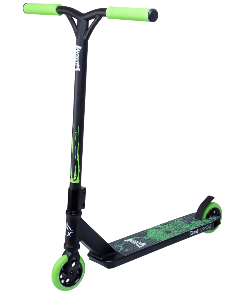 Трюковый самокат XAOS Gloom Green 110 мм