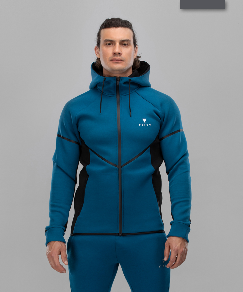 Мужская толстовка FIFTY Splendor FA-MJ-0102-BBL, синий/черный