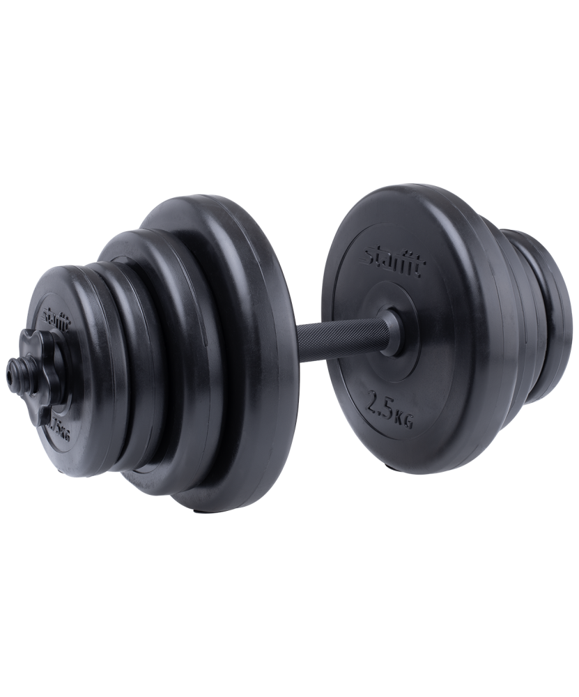 Гантель разборная пластиковая Starfit DB-704, 11,5 кг