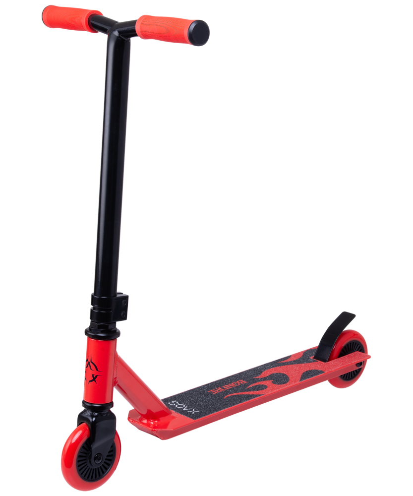 Трюковый самокат XAOS Bonfire Red 100 мм