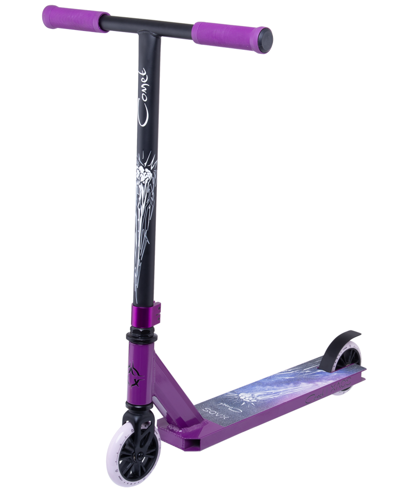 Трюковый самокат XAOS Comet Purple 110 мм