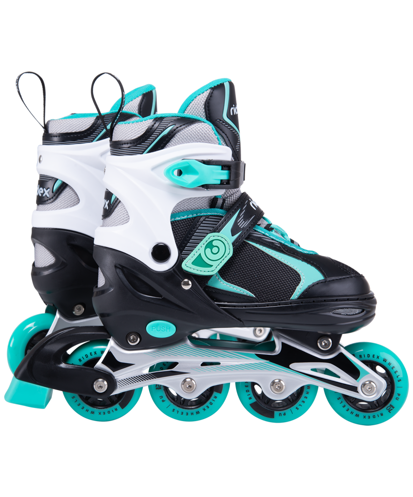 Ролики раздвижные Ridex Allure Mint, алюминиевая рама