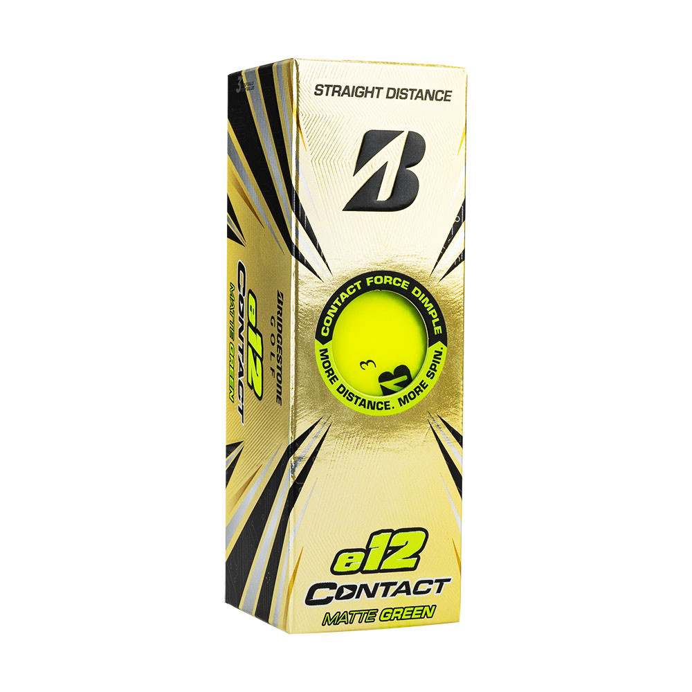 Мяч для гольфа Bridgestone e12 Contact Matte Yellow BGB1CYX