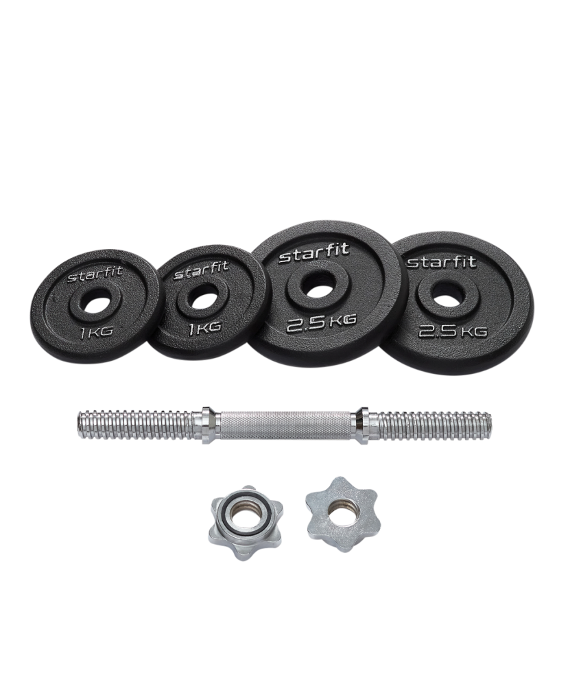 Гантель разборная чугунная Starfit DB-715 ЦБ-00002409 8кг