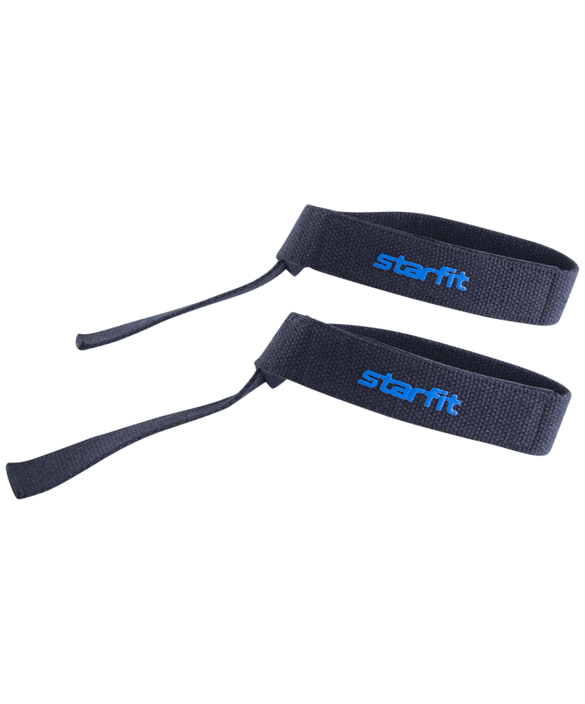 Лямки для тяги Starfit SU-811 с накладкой EVA, черный