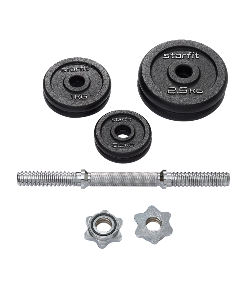 Гантель разборная чугунная Starfit DB-715 ЦБ-00002410