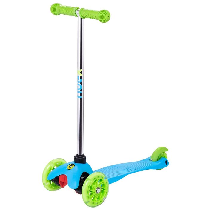 Самокат 3-колесный Ridex ZIPPY 2.0 3D 120/80 BLUE