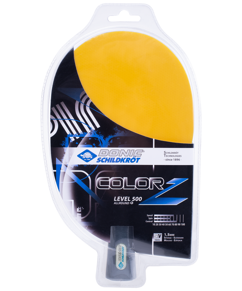 Ракетка для настольного тенниса Donic-SCHIDKROET ColorZ Yellow