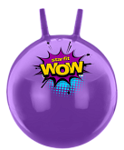 Мяч-попрыгун с рожками Starfit GB-0402, WOW, 55см, 650 гр, фиолетовый, антивзрыв