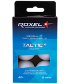 Мяч для настольного тенниса Roxel 1* Tactic УТ-00015360 белый, 6 шт.