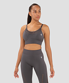 Женский топ-бра FIFTY Essential Knit dark grey FA-WB-0202-DGR, темно-серый