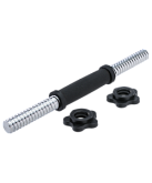 Гриф гантельный Starfit BB-105, металлический, с пластиковыми замками, 40 см