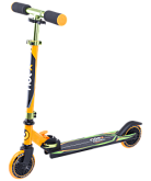 Самокат 2-колесный Ridex Rebel 125 мм, оранжевый/зеленый