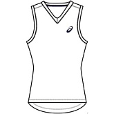 ASICS SS TEE INDOOR (W) Майка волейбольная