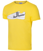 Футболка Jogel JCT-5202-041, хлопок, желтый/белый