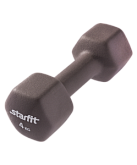 Гантель неопреновая Starfit DB-201 4 кг, холодный серый