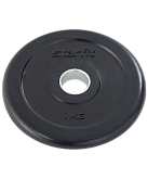 Диск обрезиненный Starfit BB-202 1кг УТ-00018803 стальная втулка