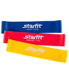 Набор латексных мини-эспандеров Starfit ES-203