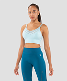 Женский топ-бра FIFTY Essential Knit light blue FA-WB-0202-LBL, голубой